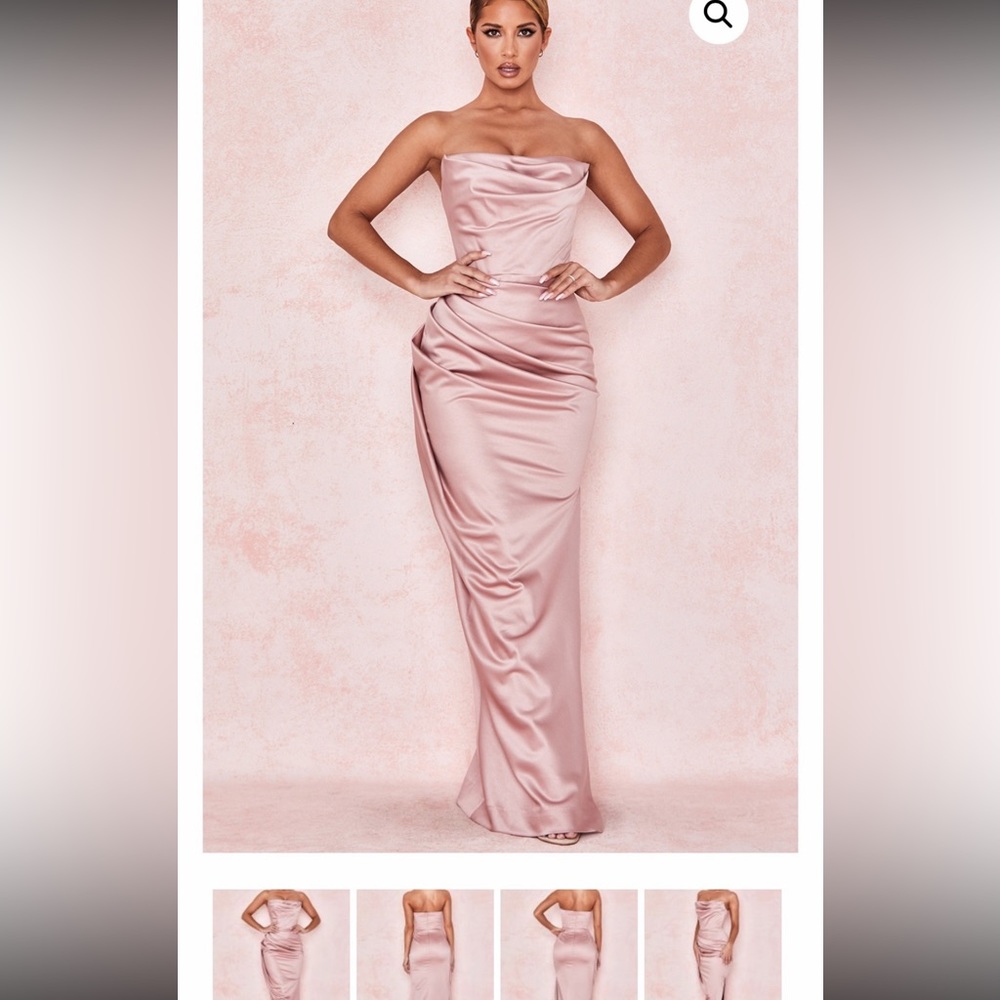 HOUSE OF CB AUSTRALIA PINK GOWN SIZE 8 NEVER BEEN WORN - XL BUT FITS LIKE A M/L